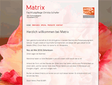 Tablet Screenshot of matrix-fusspflege.ch